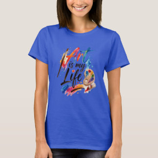 Konst är mitt liv t shirt