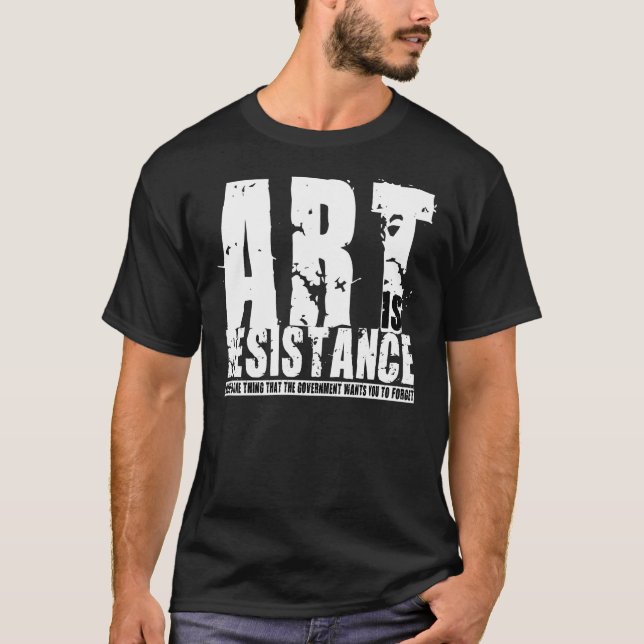 Konst är motstånd 2 tee (Framsida)
