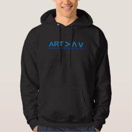 Konst är Underbarare än himmel och jord (blå) Hoodie