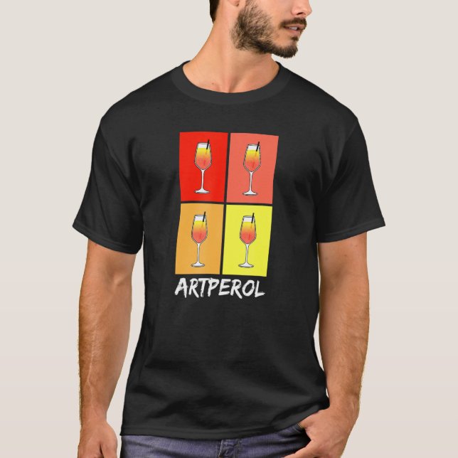 Konst av Aperol - Artperol - I Kärlek Aperol - fav T Shirt (Framsida)