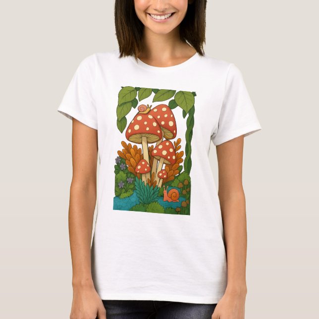 Konst av botanisk natur t shirt (Framsida)