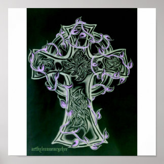 konst av celtic kor/vine art poster