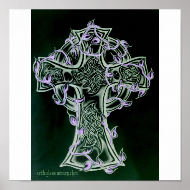 konst av celtic kor/vine art poster (Framsidan)