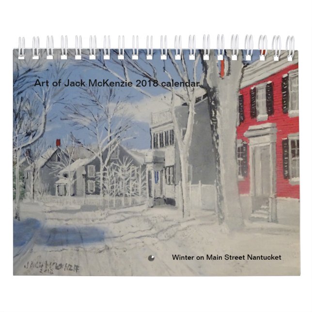 Konst av den jackMckenzie 2018 kalendern Kalender (Omslag)