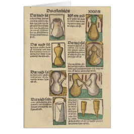 Konst av Distillation Alchemy Cards Hälsningskort