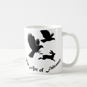 Konst av Falconry - Harris Hawks Kaffemugg