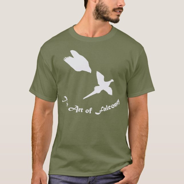 Konst av falconryPeregrinefalken T-shirt (Framsida)