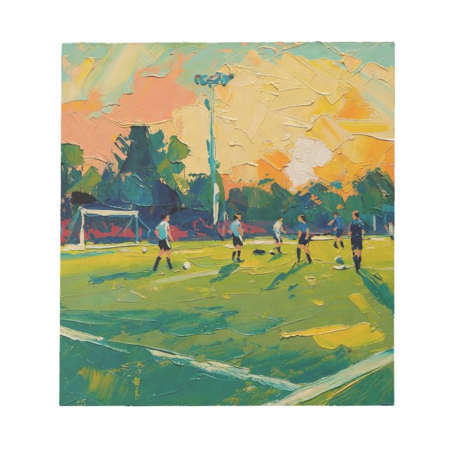 Konst av fotboll (#2) anteckningsblock (Framsida)