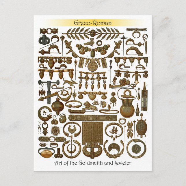 Konst av Goldsmith and Jeweler (Greco-Roman) Vykort (Framsida)