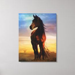Konst av Horse Canvas fina konst
