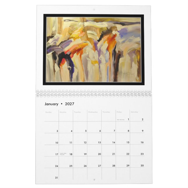 Konst av Jacek Jung Kalender (Jan 2027)