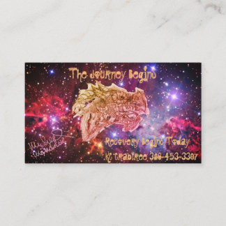 Konst av Micheal the Journey Begins-Affärskortet Visitkort