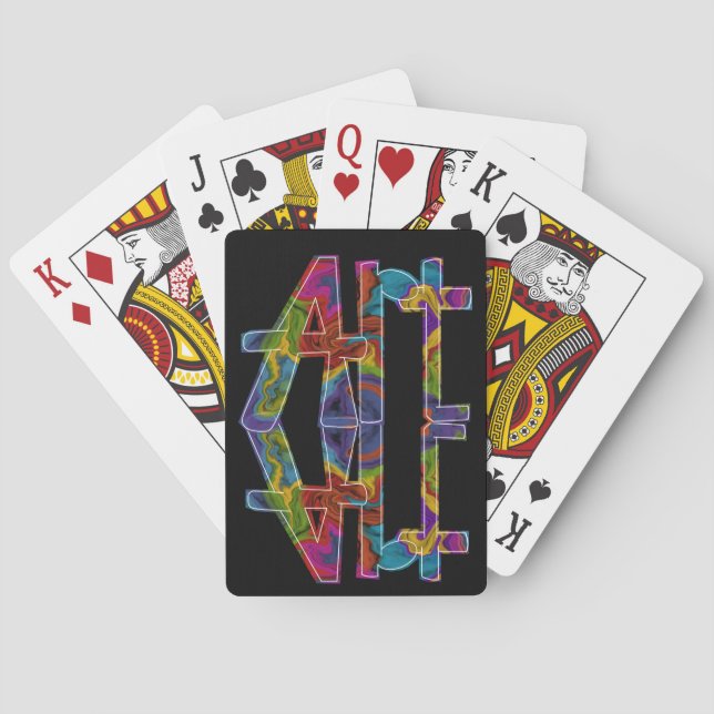 Konst av Orchid 2 Casinokort (Baksidan)
