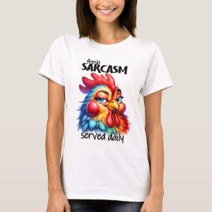 Konst av sarkasm tupp ord t shirt