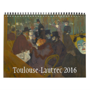 Konst av Toulouse-Lautrec Kalender