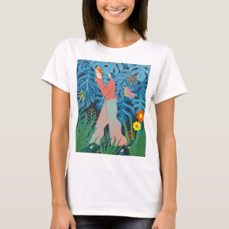Konst, bokdam. t shirt