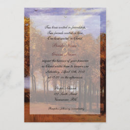 Konst Christian faller bröllopsinbjudningar Inbjudningar