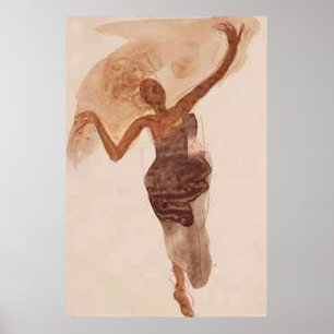 Konst~ dansare c1906 poster