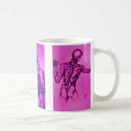 konst design kaffemugg figur ritning