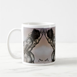 konst design mugg gamla mästare figur 2 upprepning