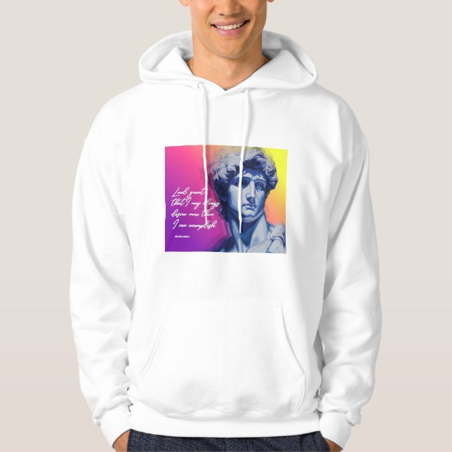 Konst Dör Aldrig Hoodie | David Skulptur  (Framsida)