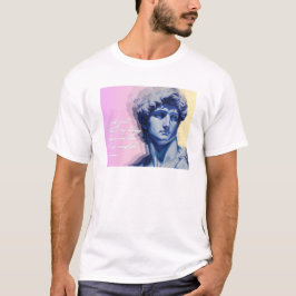 Konst dör aldrig t-shirt | David Skulptur