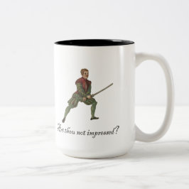 Konst du inte imponerad? Kaffe Två-Tonad Mugg