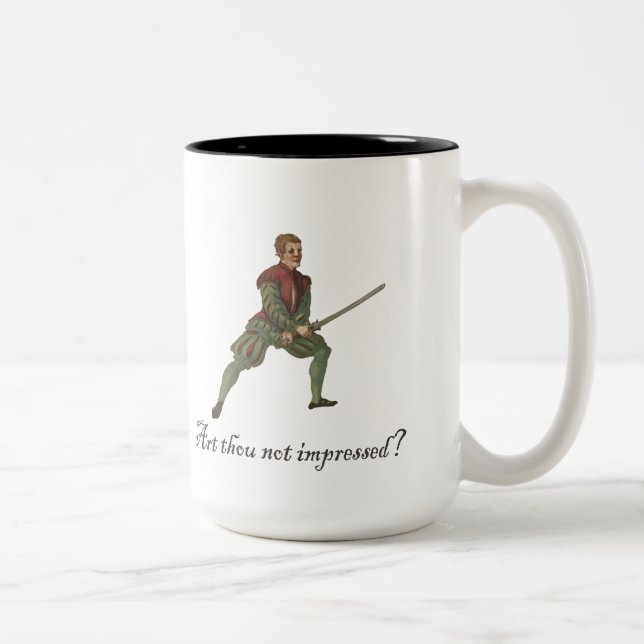 Konst du inte imponerad? Kaffe Två-Tonad Mugg (Höger)