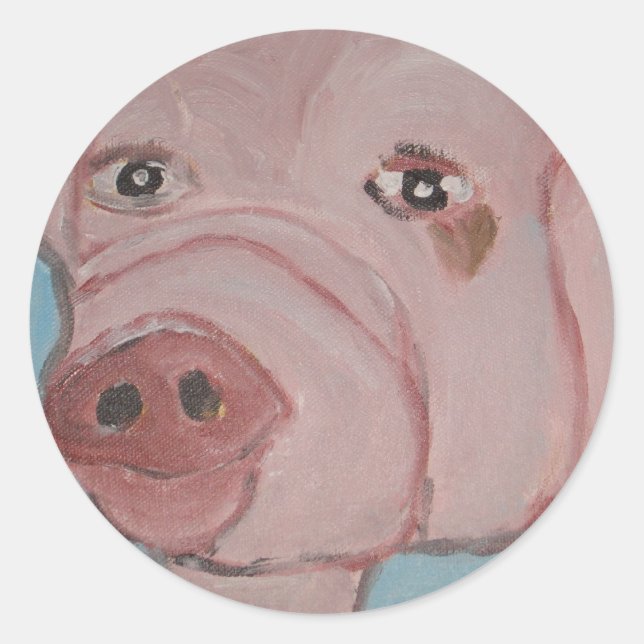 konst efter eric ginsburg runt klistermärke (Framsida)