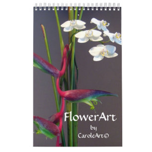 Konst för 2012 blomma kalender