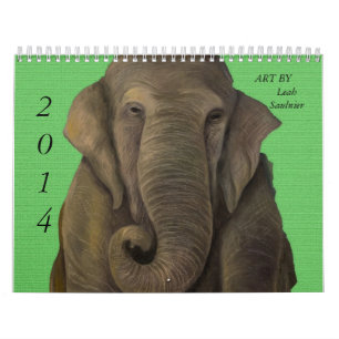 Konst för 2014 kalender av Leah Saulnier