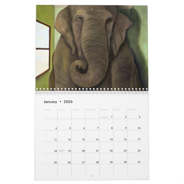 Konst för 2015 kalender av Leah Saulnier (Jan 2026)