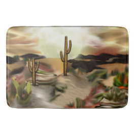 Konst för abstrakt för Southwestökensoluppgång Badrumsmatta