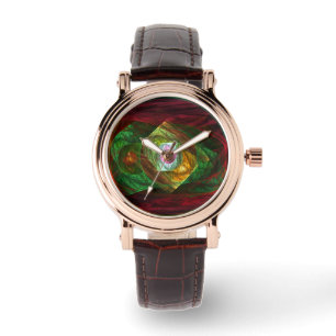 Konst för Abstrakten Dynamic Connections Armbandsur