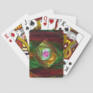 Konst för Abstrakten Dynamic Connections Casinokort