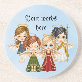 Konst för ängelkvartettPIXEL Underlägg