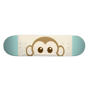 Konst för apaansiktevektor skateboard bräda 19,5 cm