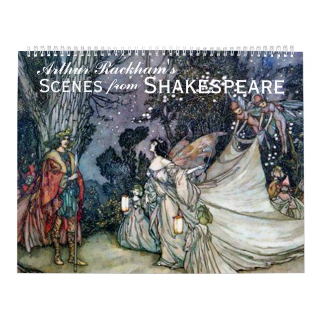 Konst för Arthur Rackhams Shakespeare vintage Kalender (Omslag)