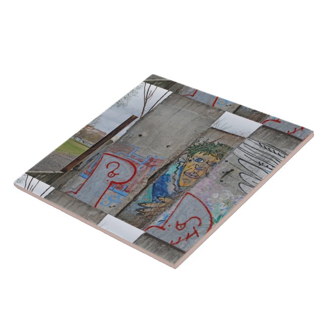 Konst för Berlin vägggrafitti Kakelplatta (Sidan)