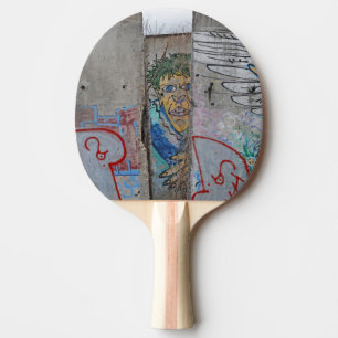 Konst för Berlin vägggrafitti Pingisracket