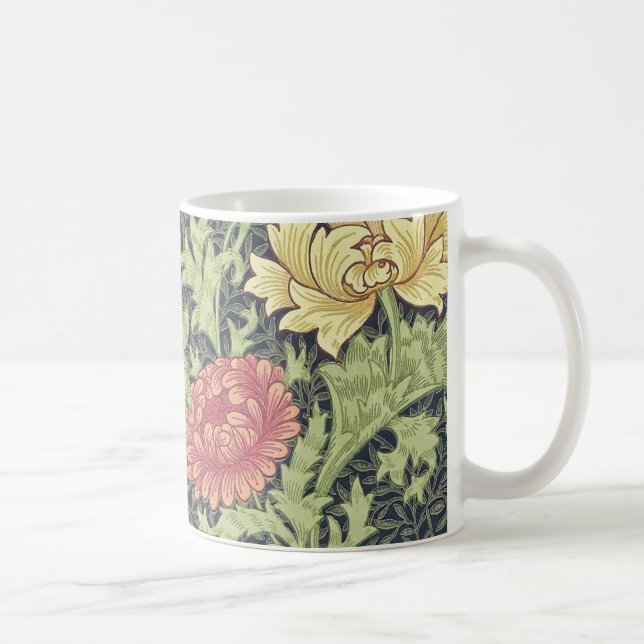 Konst för blommigt för William Morris Kaffemugg (Höger)
