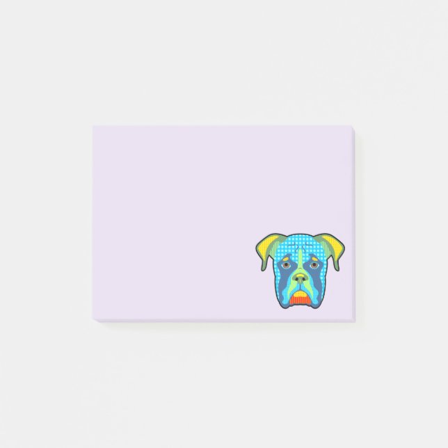Konst för boxaremönsterpop post-it block (Framsida)