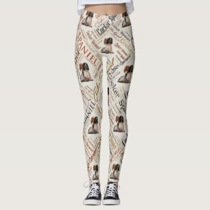 Konst för cockerspanielSpanielord Leggings