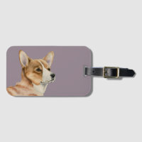 Konst för Corgihundvattenfärg