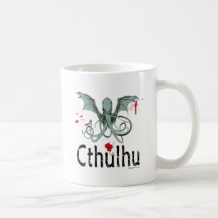 Konst för Cthulhu fasavektor Kaffemugg