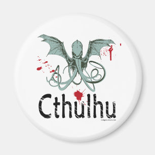 Konst för Cthulhu fasavektor Magnet
