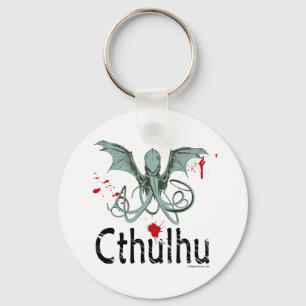 Konst för Cthulhu fasavektor Nyckelring