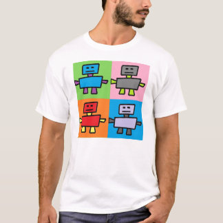 Konst för dansrobotpop t shirt