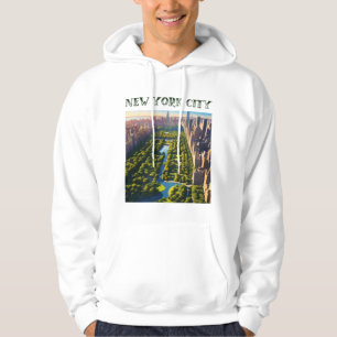 Konst för den nya parkeringen i munnen hoodie