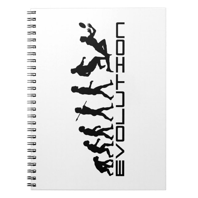 Konst för evolution för Rugbyfotbollsport Anteckningsbok (Framsidan)